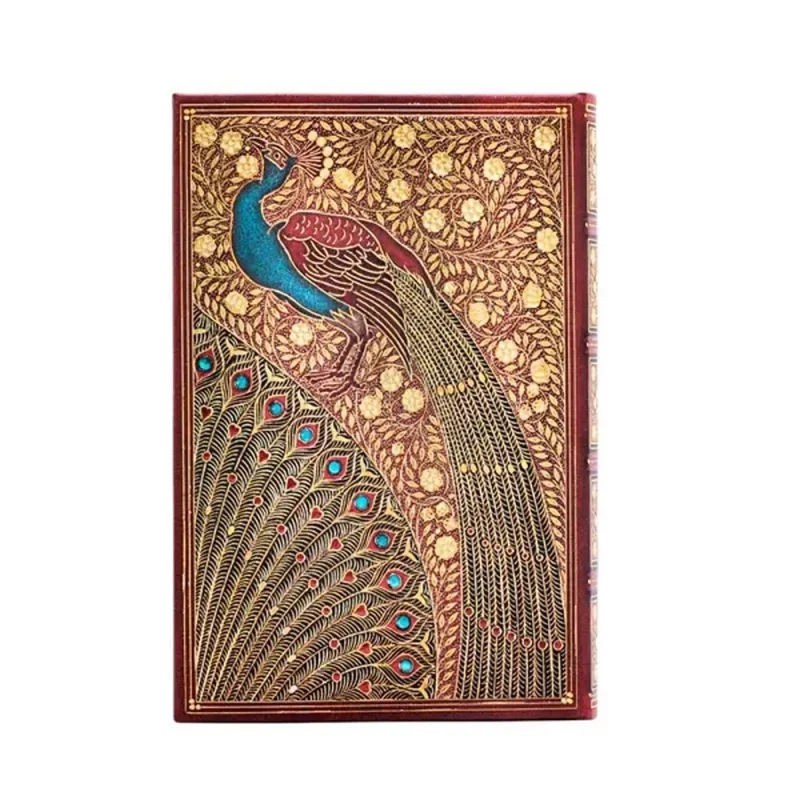 Paperblanks Butikkönyv, mini, sima, Hafizs Peacocks