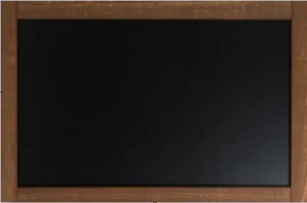 Bi-Office kréta tábla, 60x45 cm, Optimum