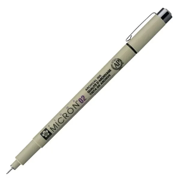 Art-Export Sakura Rajztoll, Pigma Micron 02 (0,3 mm), black