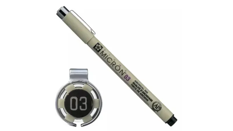 Art-Export Sakura Rajztoll, Pigma Micron 03 (0,35 mm), black